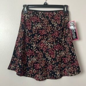 Exact Change Floral Swing Skirt  | NWT | Size XS